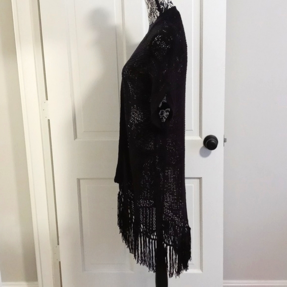 🖤Rock & Republic🖤 - Fringe Kimono Duster Cardigan - Picture 5 of 14